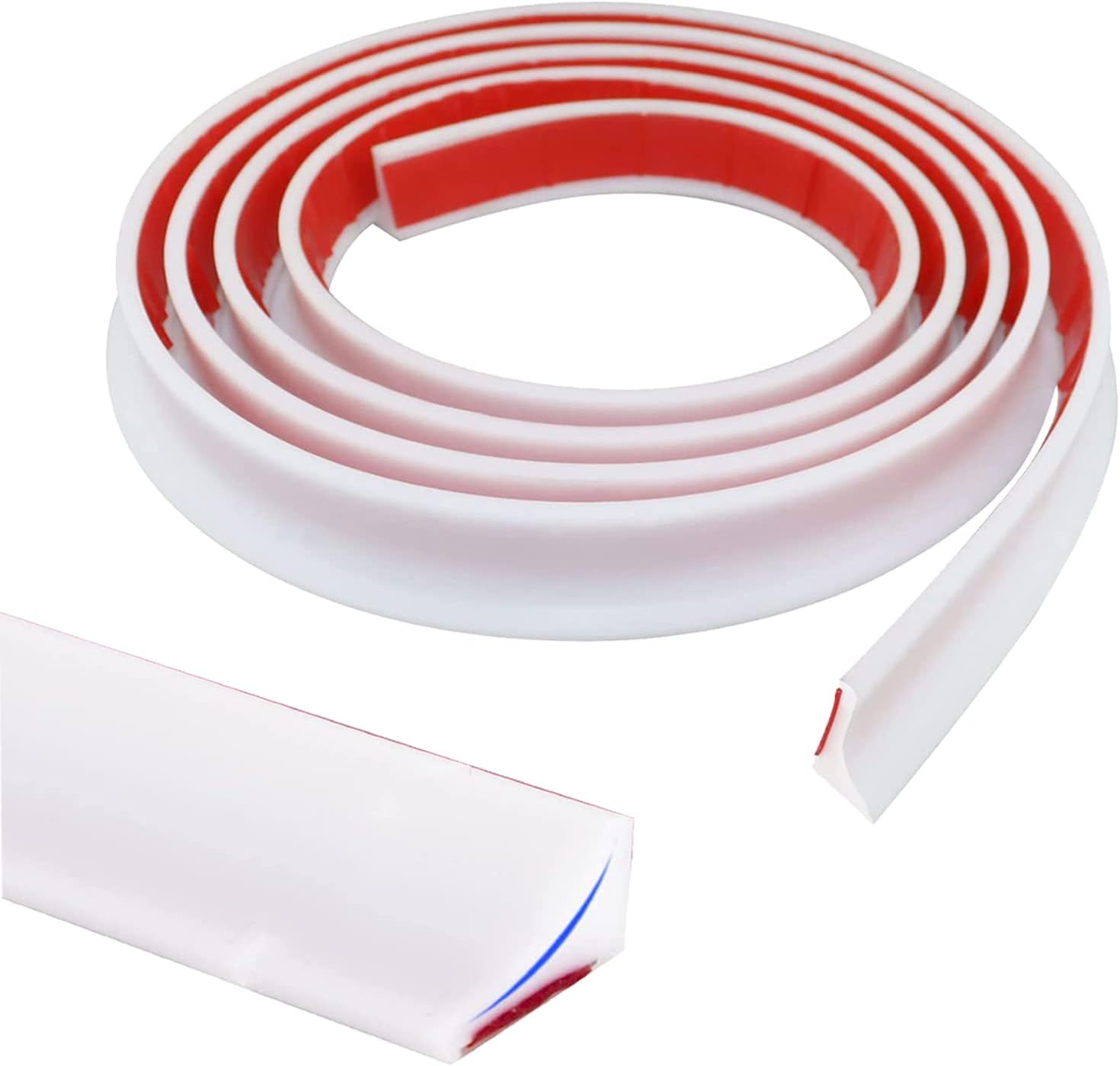 100cm Joint Porte Douche, Barriere de Douche Silicone, Joint Pare