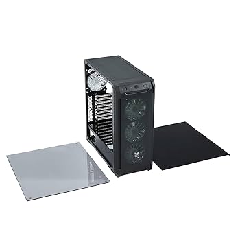 Amazon.co.jp: FSP E-ATX ミッドタワー PCゲームケース 強化