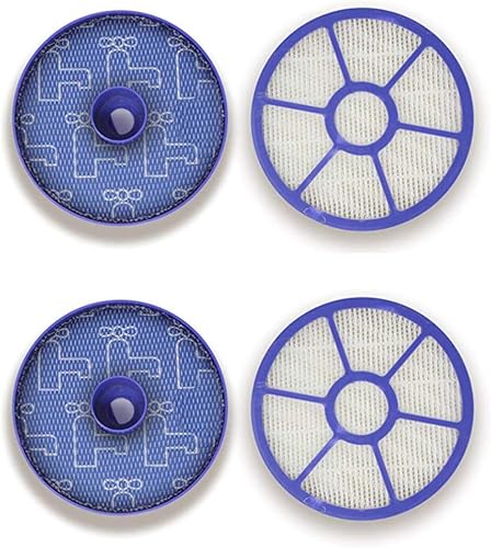 Fette Filter - DC33 HEPA Post Motor Filter & Pre Motor Filter Compatible for Dyson DC33 Upright Vacuum Part 919563-02 921616-01 (2 QTY)