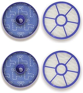 Fette Filter - HEPA Post Motor Filter & Pre Motor Filter Compatible for Dyson DC33 Upright Vacuum Part 919563-02 921616-01 (2 QTY)