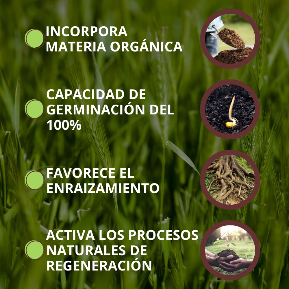 VITHAL Recebo 50 L - Enmienda Orgánica Para Incorporar Materia Orgánica, Mejorar El Drenaje Y Promover El Desarrollo De Flora Microbiológica Beneficiosa