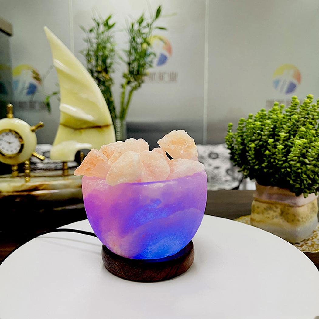 空気浄化マイナスイオン発生 癒しの灯 岩塩ライト ヒマラヤ岩塩ランプ
