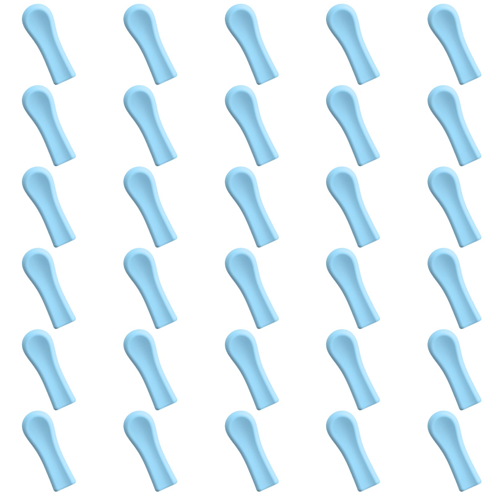 Ear Wax Removal Replacement Tips for Ear Camera, 30 Pieces Replacement Tips Ear for Wet/Dry Ear Wax Cleaning - Ear Spoons Accessories Set for Teens Adults Ear Wax Removal Endoscope