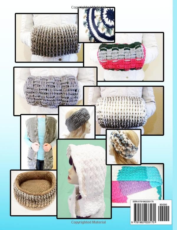 Easy Crochet Patterns For Those Who Hate Patterns: Patterns for Old Fashioned Hand Muff Warmers, Ear & Neck Warmers, Scarves, Cat & Small Dog Beds, and more!