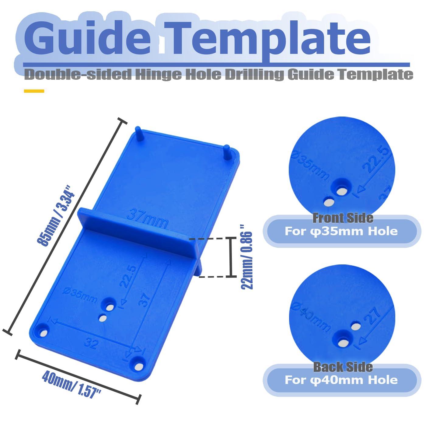 Guide De Perçage Pour Charnières 35 & 40 Mm – Gabarit Tout Simple Pour Poser Vos Portes Comme Un Pro