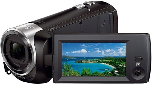 Sony HDR-CX240/B Videocámara Full HD de 9.2 MP con zoom óptico de 27x, microHDMI, USB 2.0, WiFi, NFC, LCD de 2.7 pulgadas y estabilización de imagen