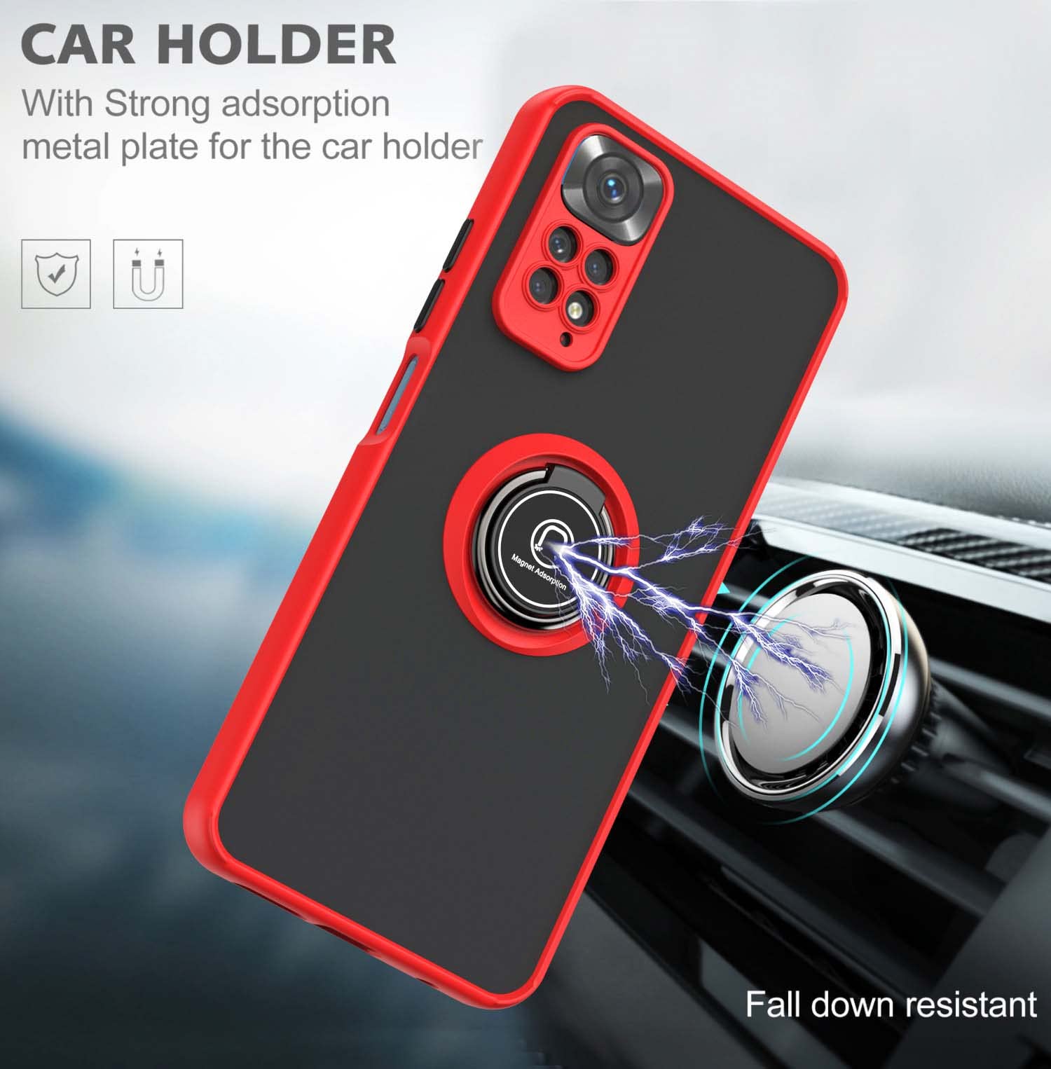 ILING Cover per Xiaomi Redmi Note 11/Redmi Note 11S 4G