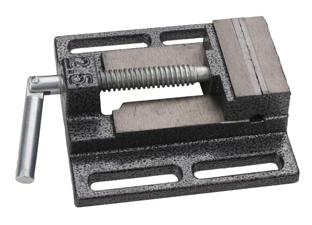 KS Tools 500.8455 - Morsa parallela 63 mm, apertura 50 mm, per trapano a colonna 500.8451