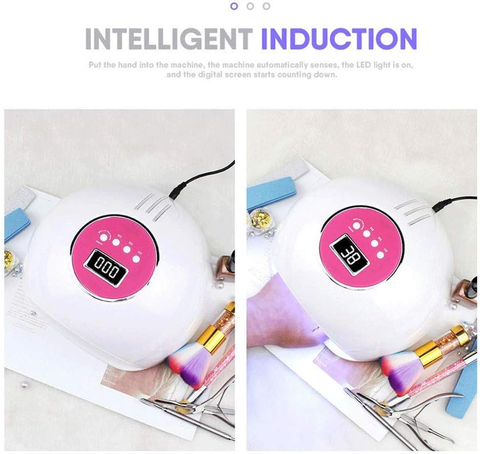 Nail Phototherapy Light 72w High Power Intelligent Induction Fast Baked Dry Polish Adhesive