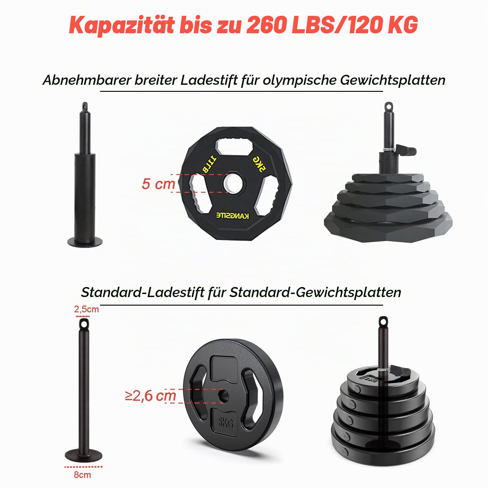 Leogreen LAT System Seilzug mit 2 Modi & 3 Griffen, Fitness-Kabelsystem