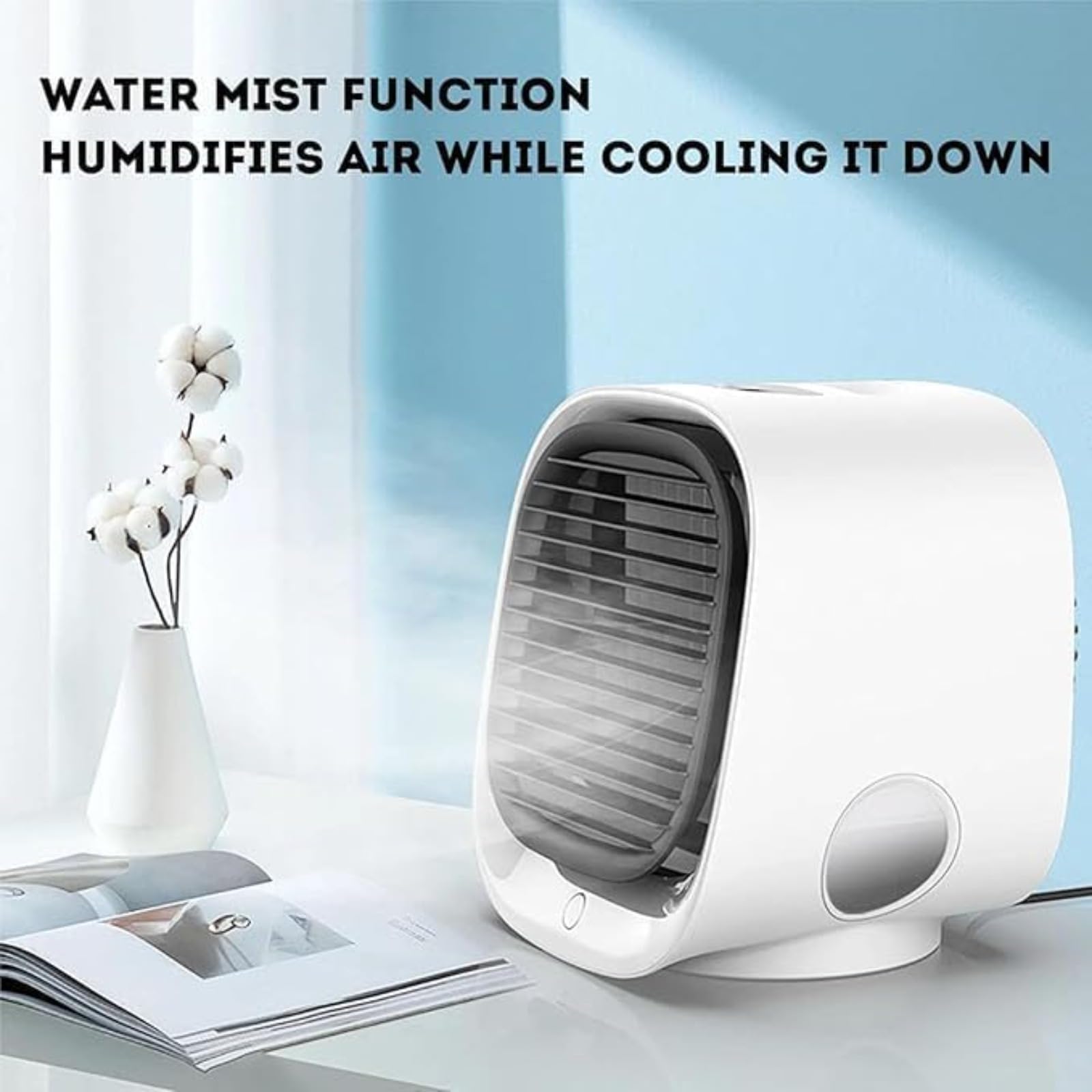 Aira Breeze Ventilator Original – USB-Betriebener Ventilator für Familie, Reisen (Weiß)
