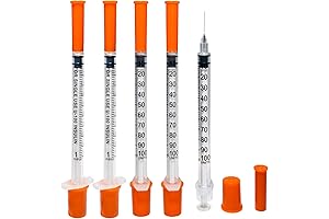 U-100 Insulin Syringes with 5/16 Inches Needles for Precise Insulin Injections