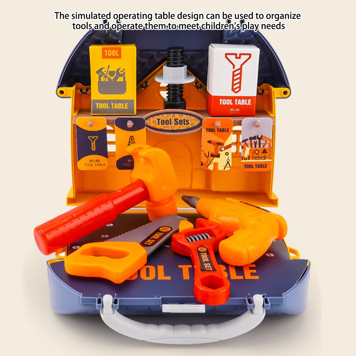 Amazon | 大工さんごっこ 工具 おもちゃセット モンテッソーリ