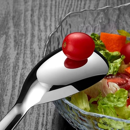 Miniatura 9 de Kichvoe Cuchara de sopa de acero inoxidable cucharas redondas profundas cucharas de postre cucharas de comida para ramen cereales Pho Wonton