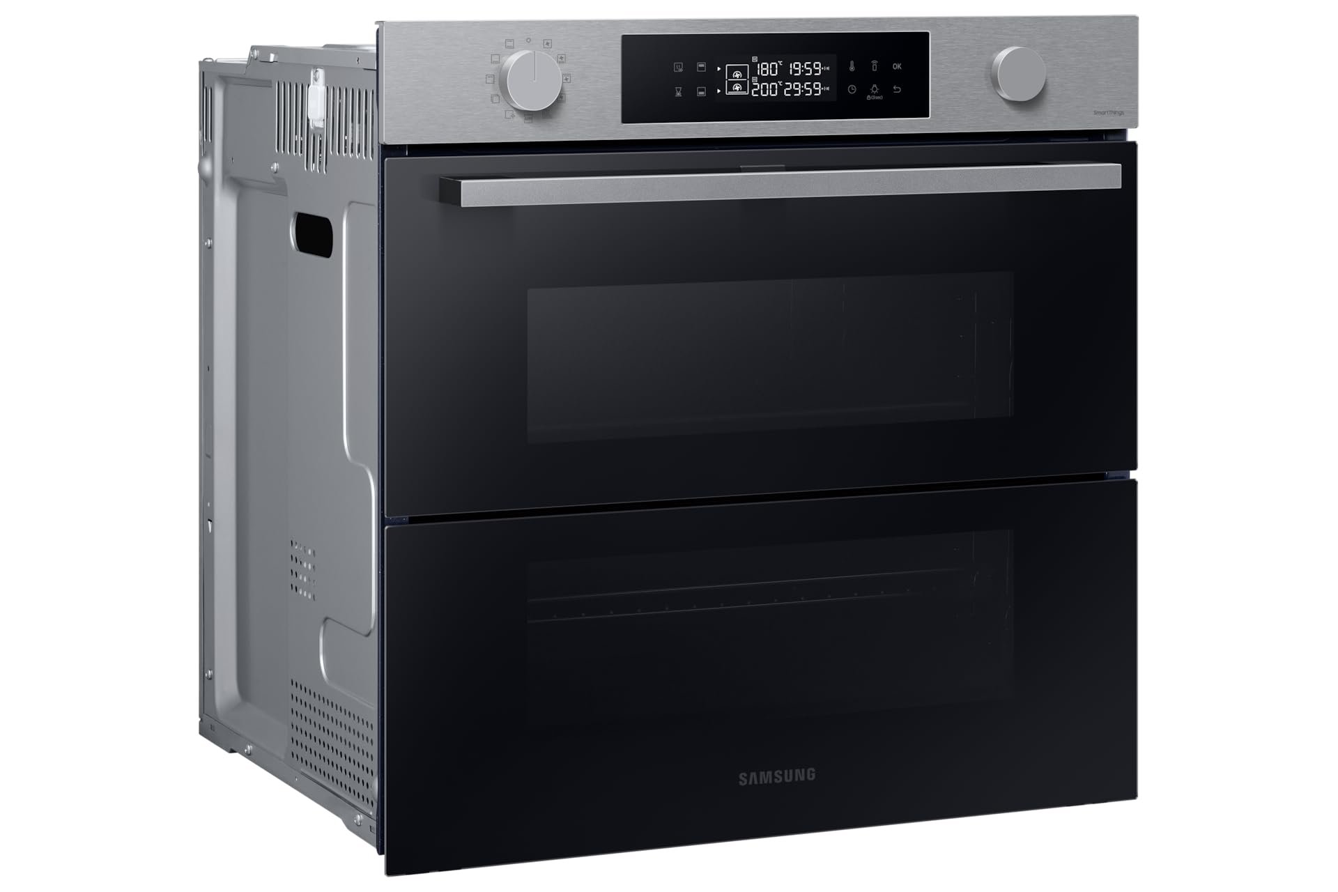 SAMSUNG Four encastrable pyrolyse NV7B45305AS dual cook flex,76 litres, wifi
