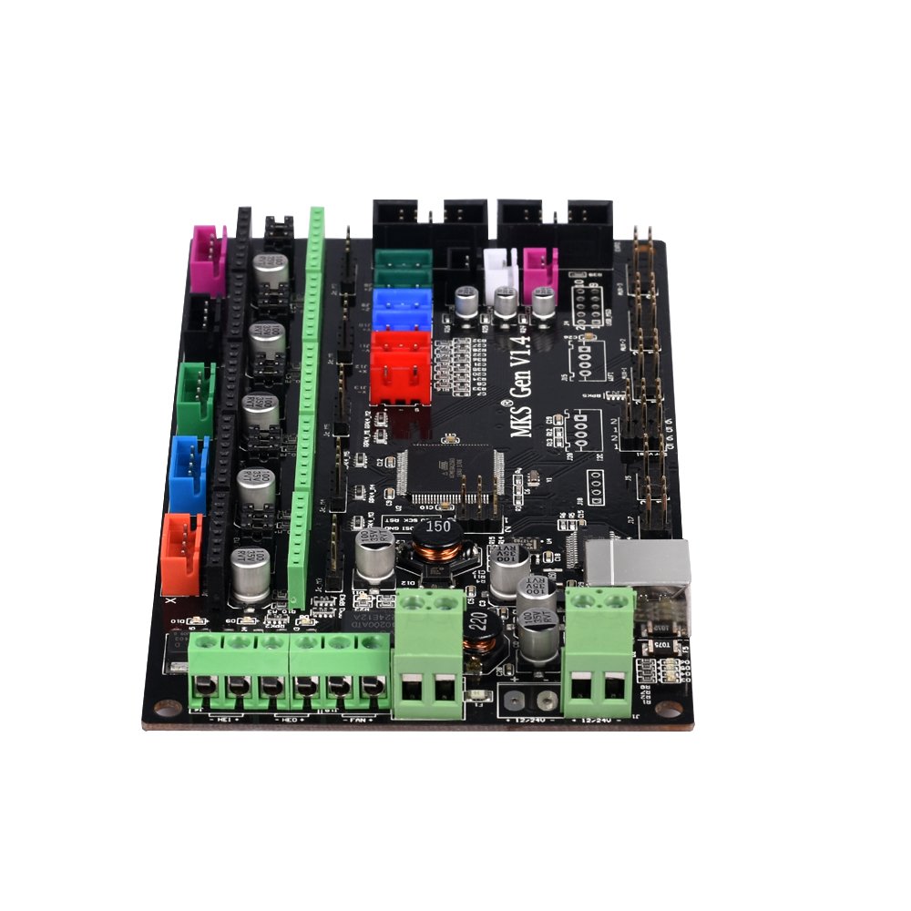 KINGPRINT Impresora 3D MKS Gen V1.4 placa controladora Mega 2560 R3 placa base RepRap Ramps1.4 compatible con USB
