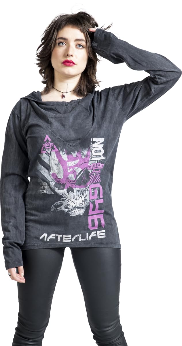 Five Finger Death Punch Afterlife Frauen Langarmshirt grau Band-Merch, Bands