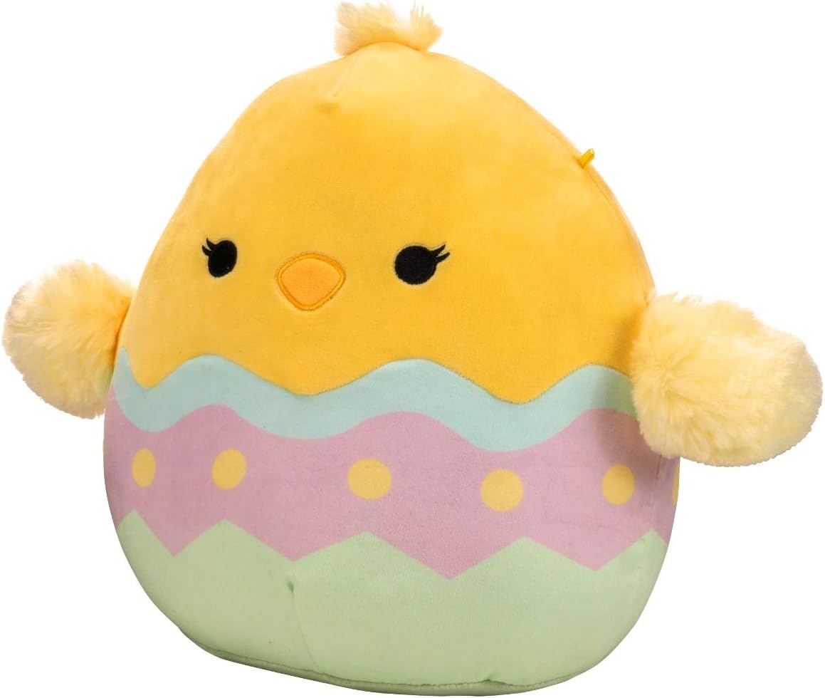 Kellytoys Squishmallows 12 inch Aimee The Yellow Chick in Egg Pillow Plushie Toy