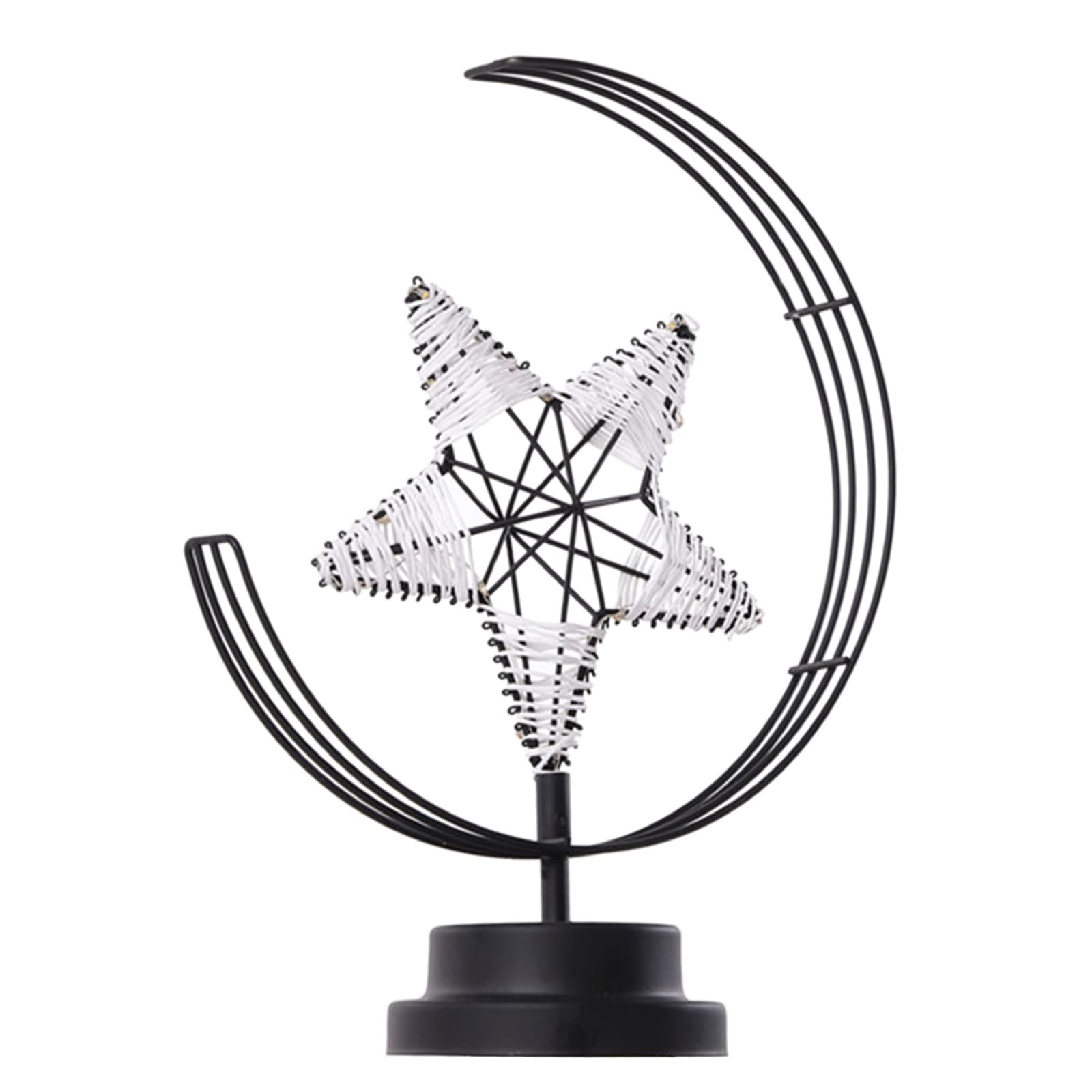 MHADBKH Metal Eid Led Light Star Decorative Glowing Light Supplies for Wedding Birthday Festival Party Decoration Metal Led