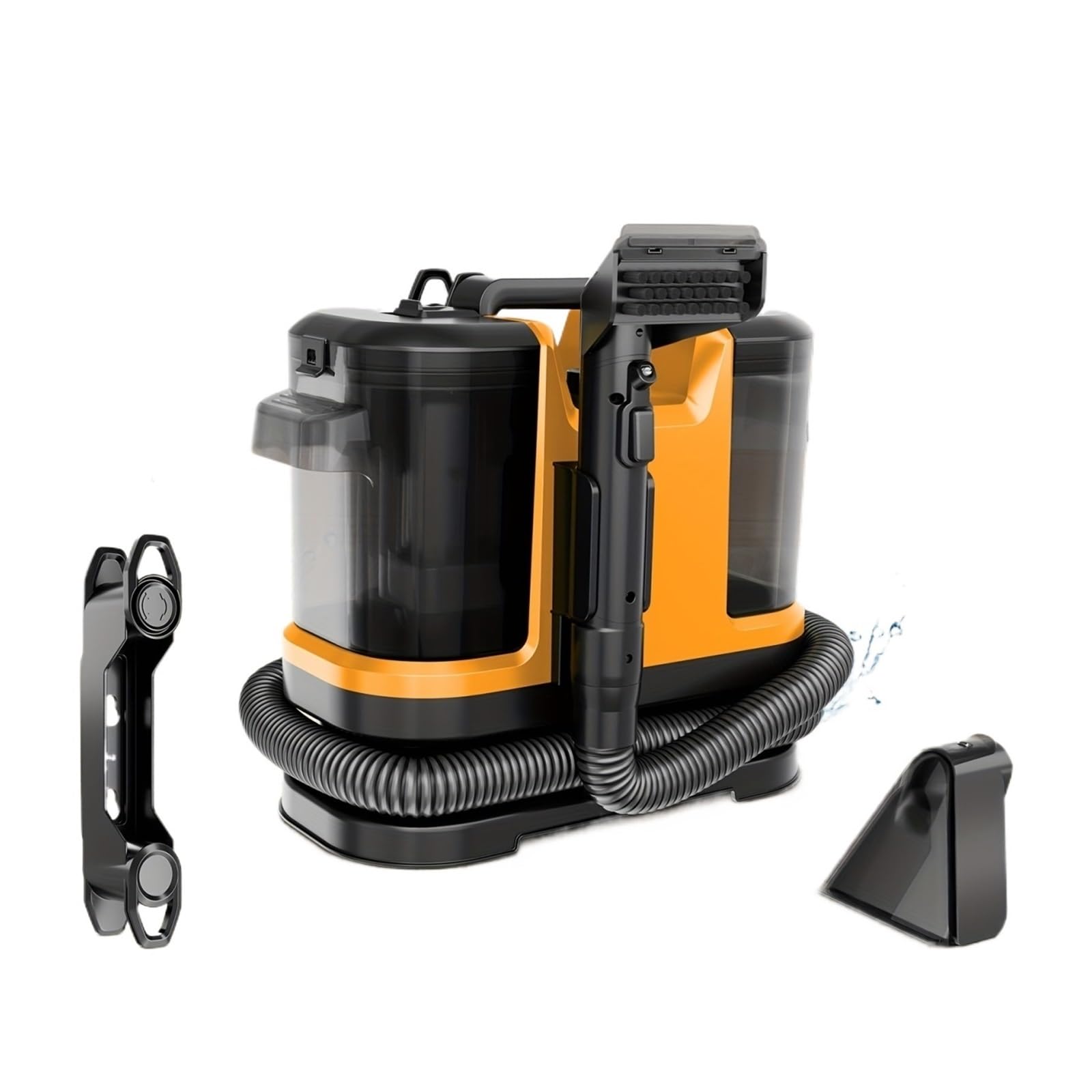 Carpet Cleaner Powerful 23Kpa Suction Portable Spot and Stain Cleaner Deep Cleaning Machine for Couch Stairs Car and