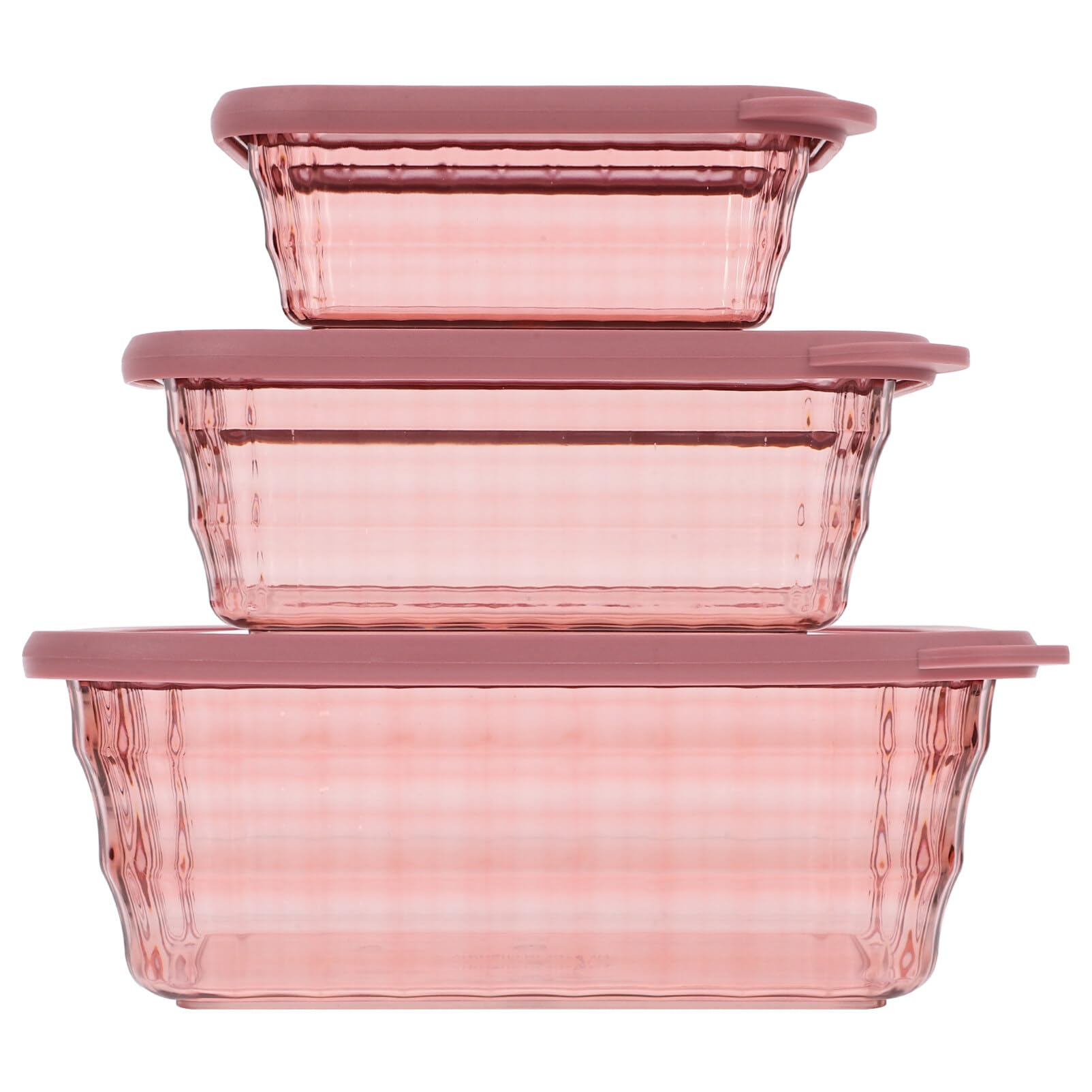 3stücke Küchen-aufbewahrungsbox Luftdichter Behälter für Obst und Gemüse Transparenter Getreidebehälter Frischhaltebox für Lebensmittel Kühlschrankbox zum Organisieren von Vorräten