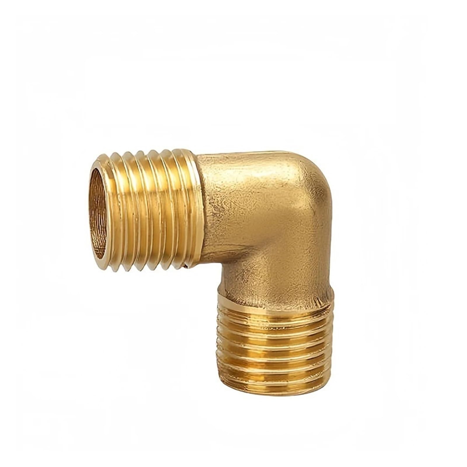 3/8" Male Thread Brass Elbow Equal Pipe Fitting Connector Coupler for Water Fuel Copper Adapter