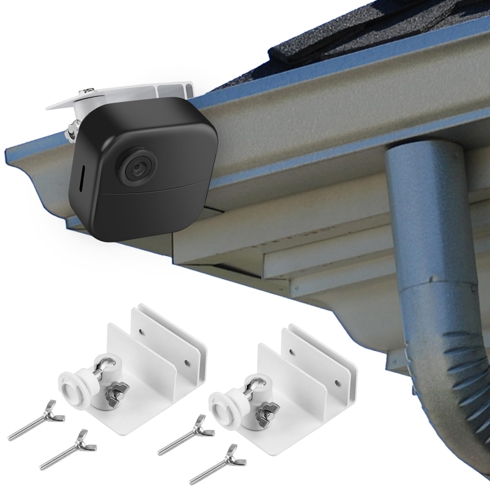 Gutter Mount for Blink Outdoor 4 (4th Gen)/(3rd Gen) & Blink XT / XT2 Camera, Adjustable Weatherproof Aluminum Alloy Mount Bracket for Blink Home