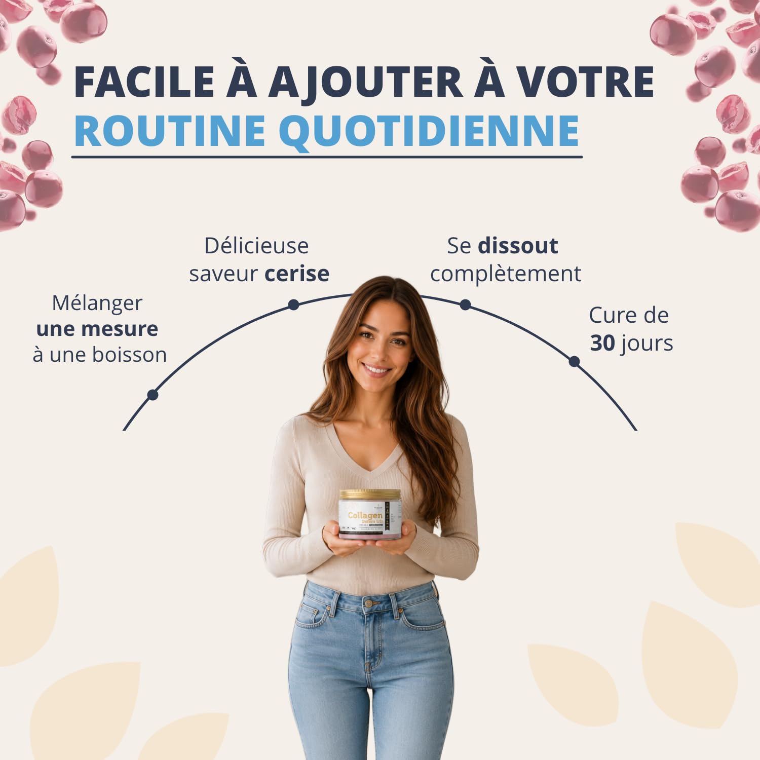 Golden Tree Collagen Derma Lift – Collagène en Poudre, 150 g