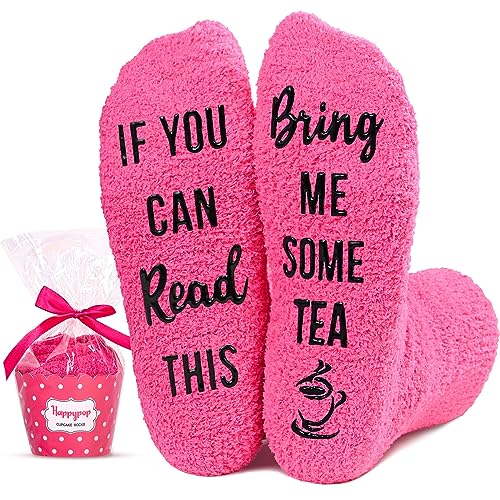 HAPPYPOP-Funny-Crazy-Tea-Socks-for-Women-Men-Tea-Gifts-for-Tea-Lovers-Women-Teens-Gifts-for-Tea-Drinkers-Tea-Christmas-Gifts-Tea-Stocking-Stuffers