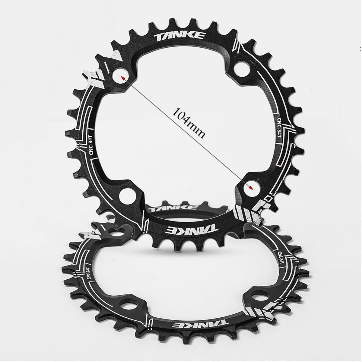 Platos Y Bielas 170mm BTT MTB Integrado Hueco Bielas 32/34/36/38/40T Aleación De Aluminio Redondo Plato con BB