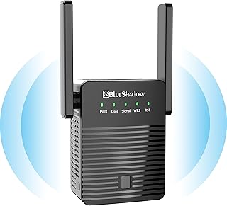 WiFi Extender, Dual Band WiFi Repeater Connects 20 Devices Wall Through Strong AC1200 WiFi Extender Booster Wireless Signal Range Extender That Cover Up to 1000 Sq. Ft