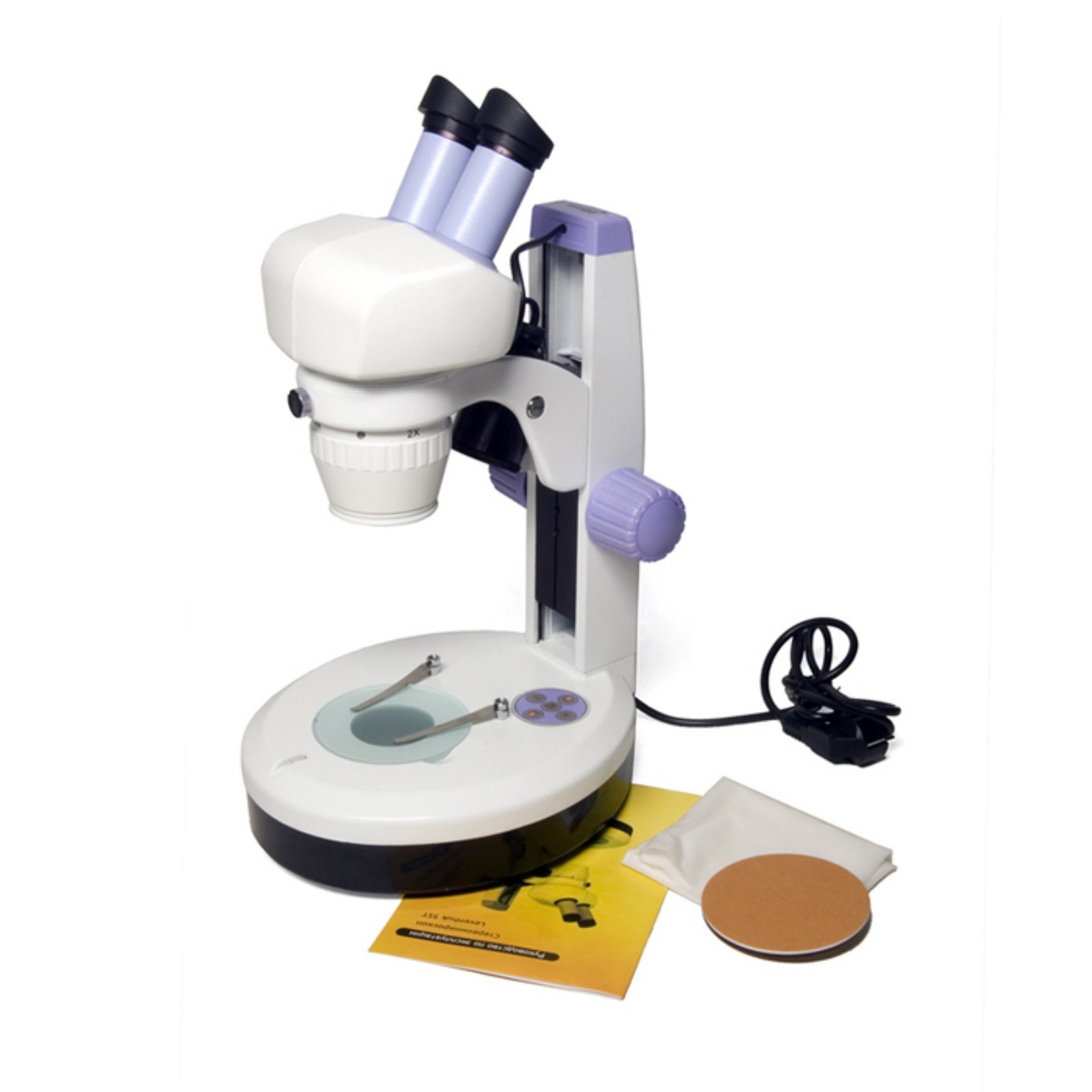 Microscopio Estereoscópico Levenhuk 5ST (20–40x) para Observaciones en 3D de Joyas, Minerales, Monedas y Otros Objetos de Interés