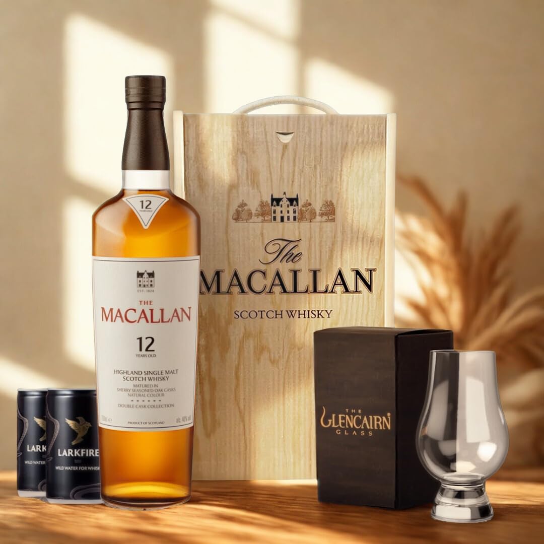 Personalised Macallan 12 Year Double Cask Scotch Whisky Gift Set