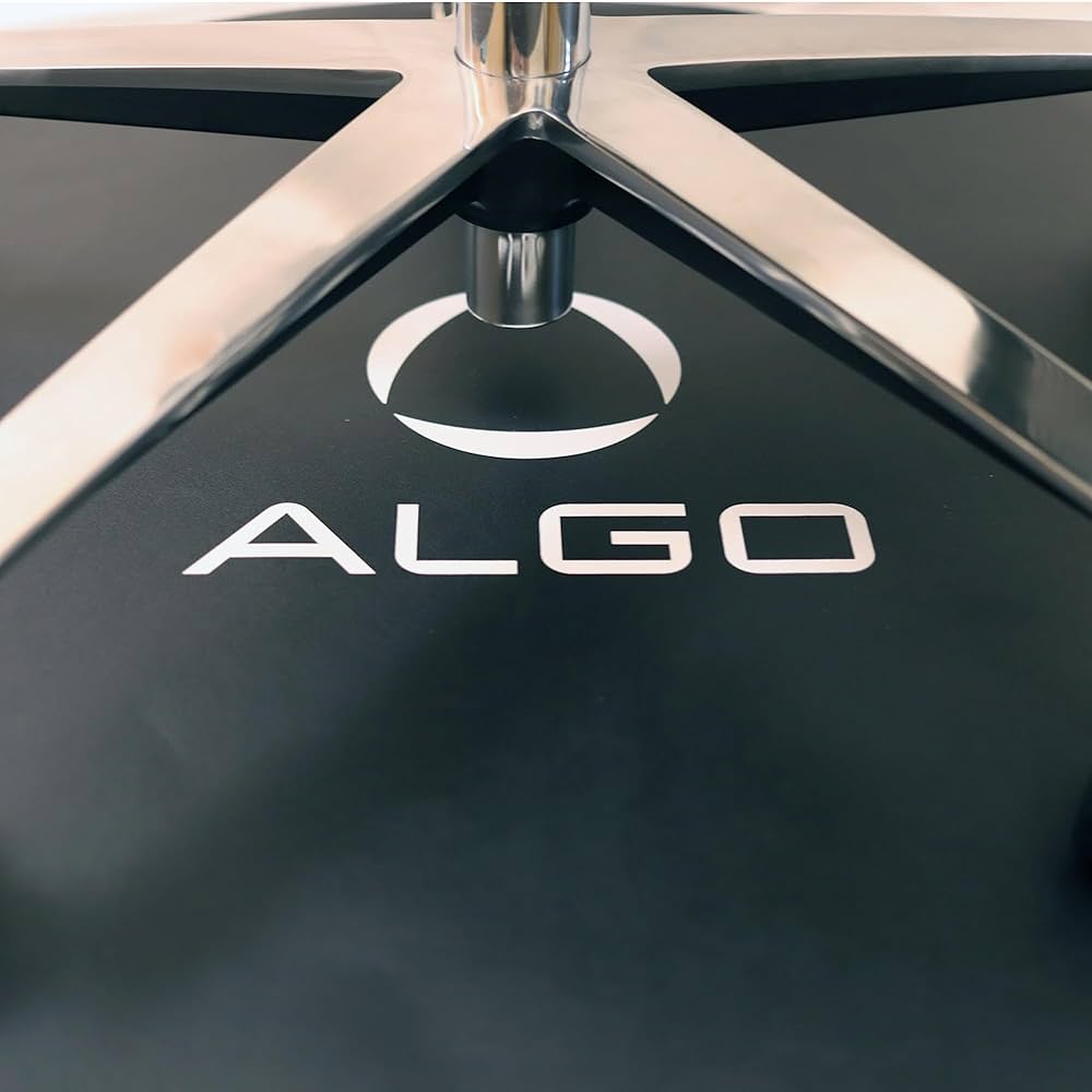 【色: ブラック×ホワイト】ALGO(アルゴ) チェアマット フロアマット【床の Amazon.co.jp: ALGO(アルゴ) チェアマット フロアマット【床の