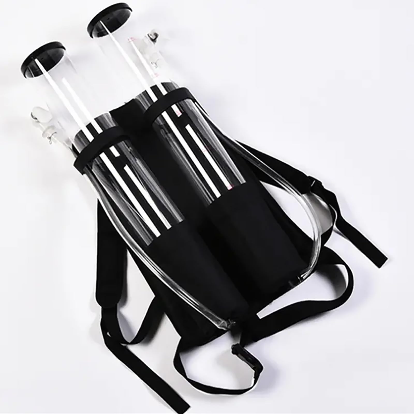 NGARY Distributeur De Boissons À Dos À Double Réservoir avec 2 Sorties | Distributeur De Sac À Dos De Bière De 3 + 3 Litres, Liqueur Liquide De Boisson À Double Baril, Pour Fête En Plein Air