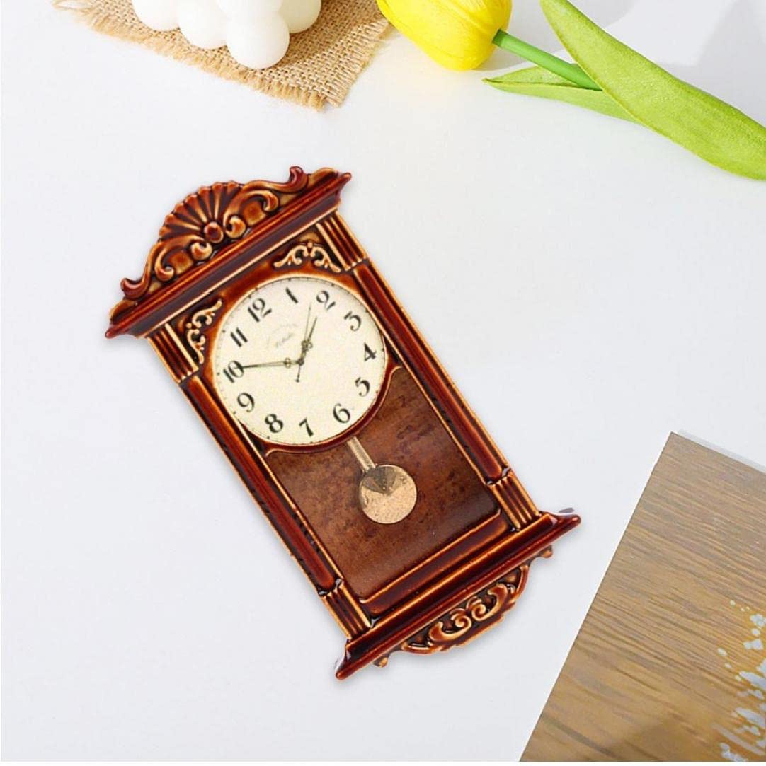 Amazon.co.jp: 1:12スケール ミニチュア 振り子時計 壁掛け時計