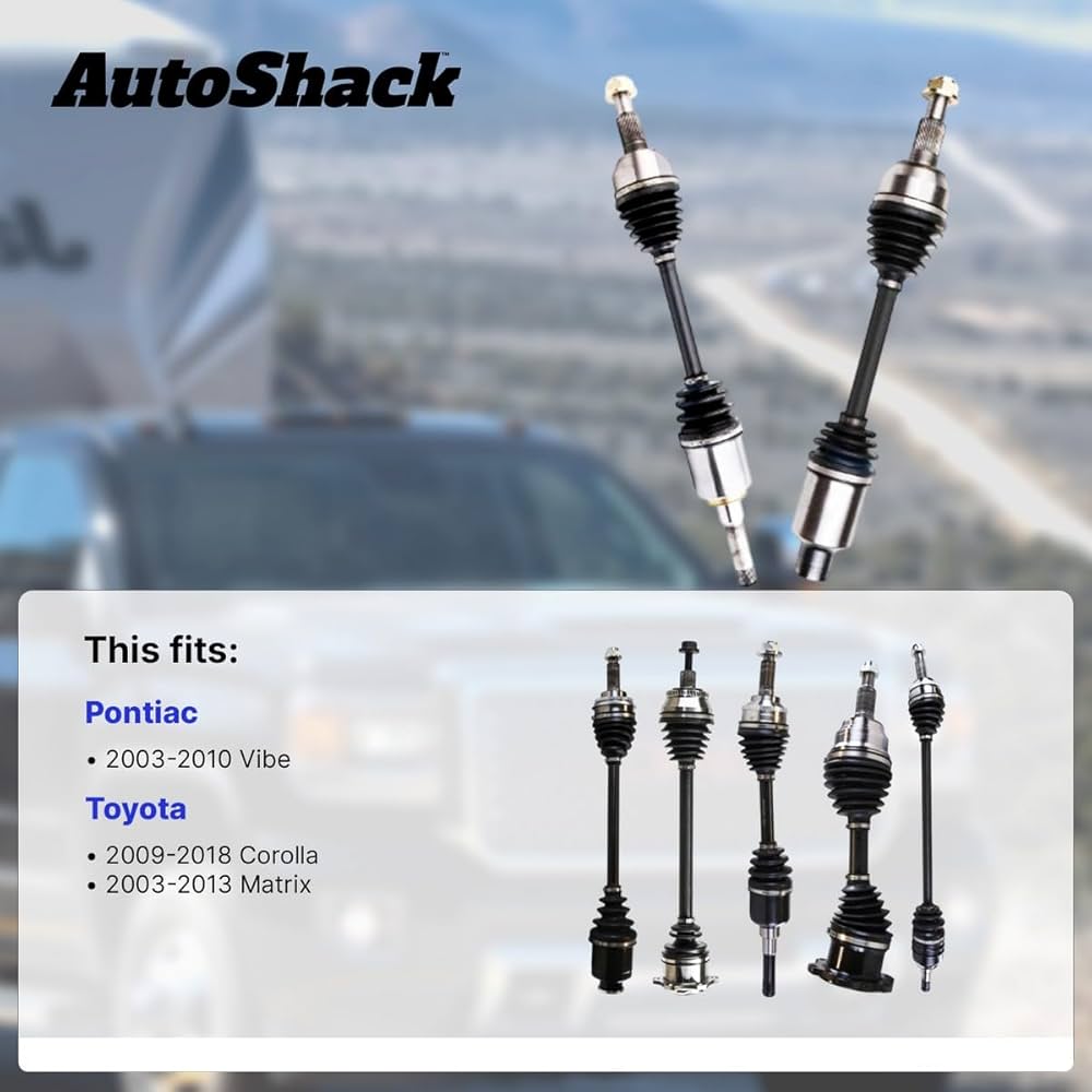 ハルシュタット　CV210E AutoShack Front CV Axle Shafts | Replacement for 2003-2010
