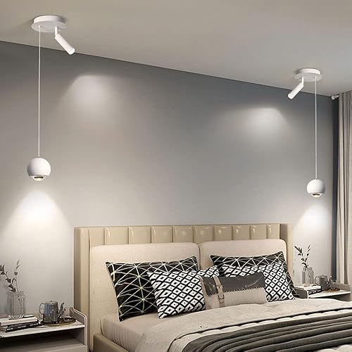 Miniatura 2 de Dimmable Long Tube Pendant Lamp - 6W Adjustable Rotatable Indoor Lighting for Living Room, Kitchen, and Commercial Spaces(A,02)