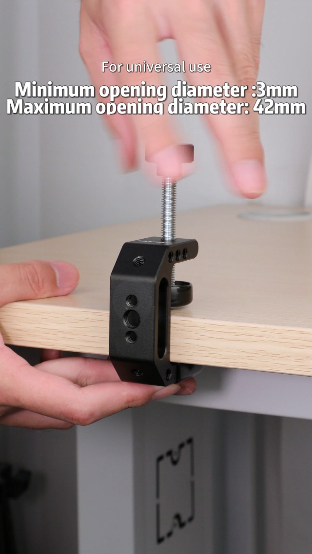 Image of CAMVATE Universal C-Clamp for Desktop Mount Holder with 1 /4 inch-20 & 3 /8 inch-16 Thread Hole - 1121