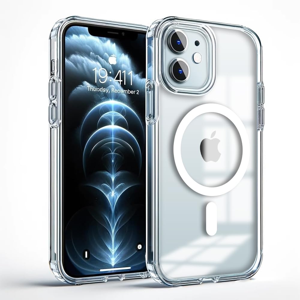 KARWAN Plastic iPhone 11 Cover, Compatible With Magsafe, Scratch-Resistant,Thin And Slim, Classic, Magnetic Back Case, Transparent Clear (B0C5TLTCN8) Amazon Price History, Amazon Price Tracker