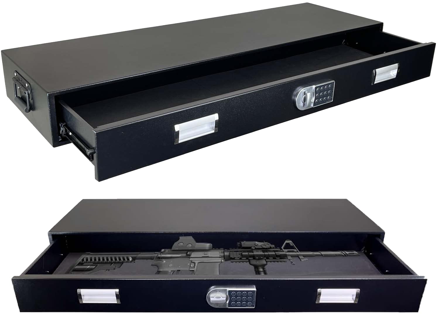 Buy Under Bed Safe Drawer for AR Long Storage Case for Car Trunk Storage Safes for Home and