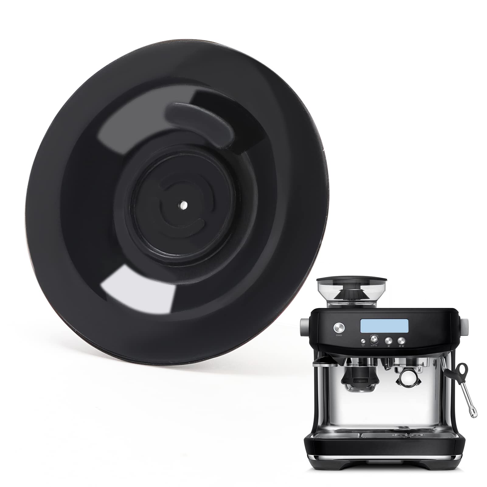 Espresso Backflush Cleaning Disc Silicone Handle Cleaning Pad for Breville and Sage Barista Espresso Machines 54mm Coffee Maker Blind Filter