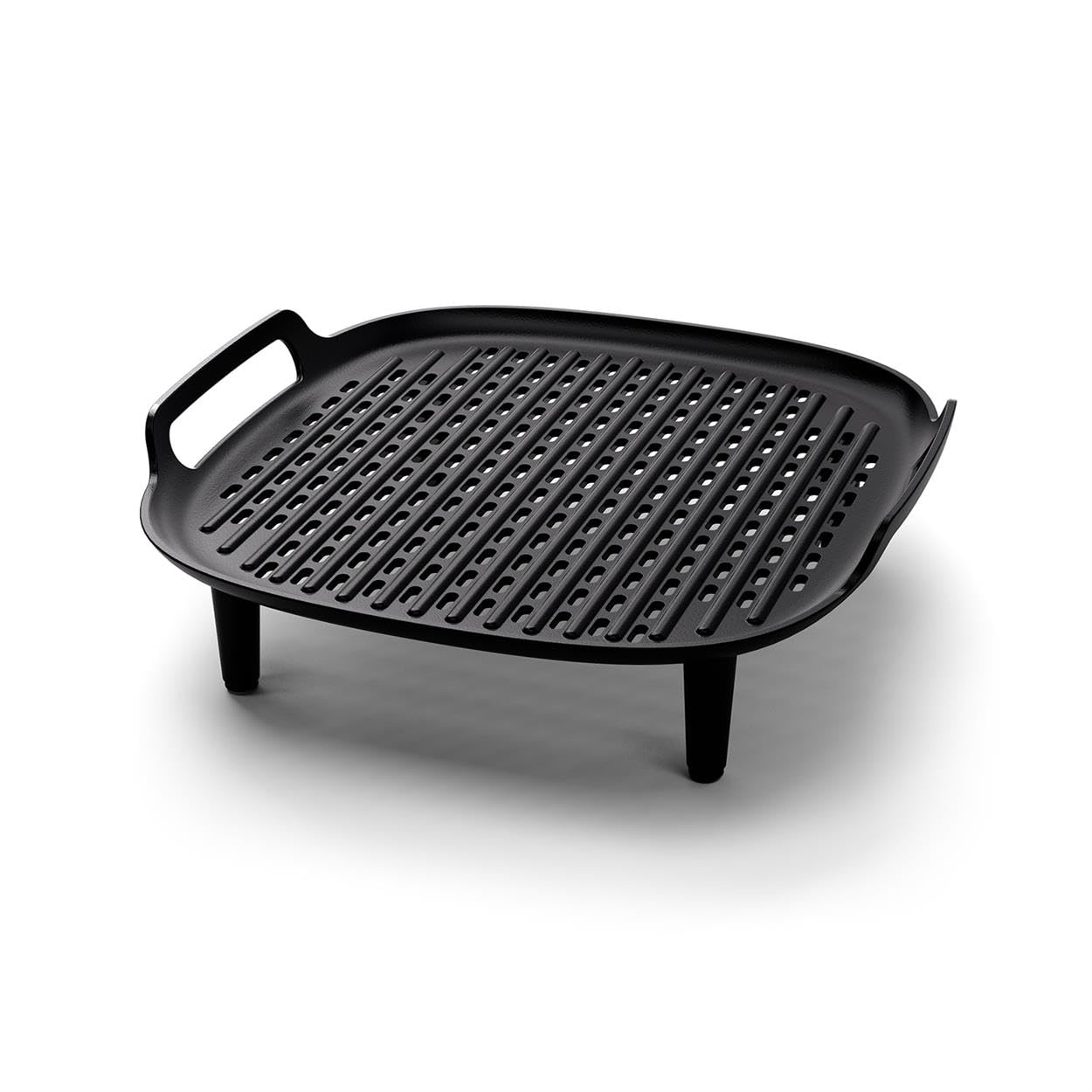 Philips Airfryer Kit Grill XXL, piastra antiaderente, cottura a doppio strato, con 6 spiedini, lavabile in lavastoviglie, app per ricette, nero (HD9959/00)