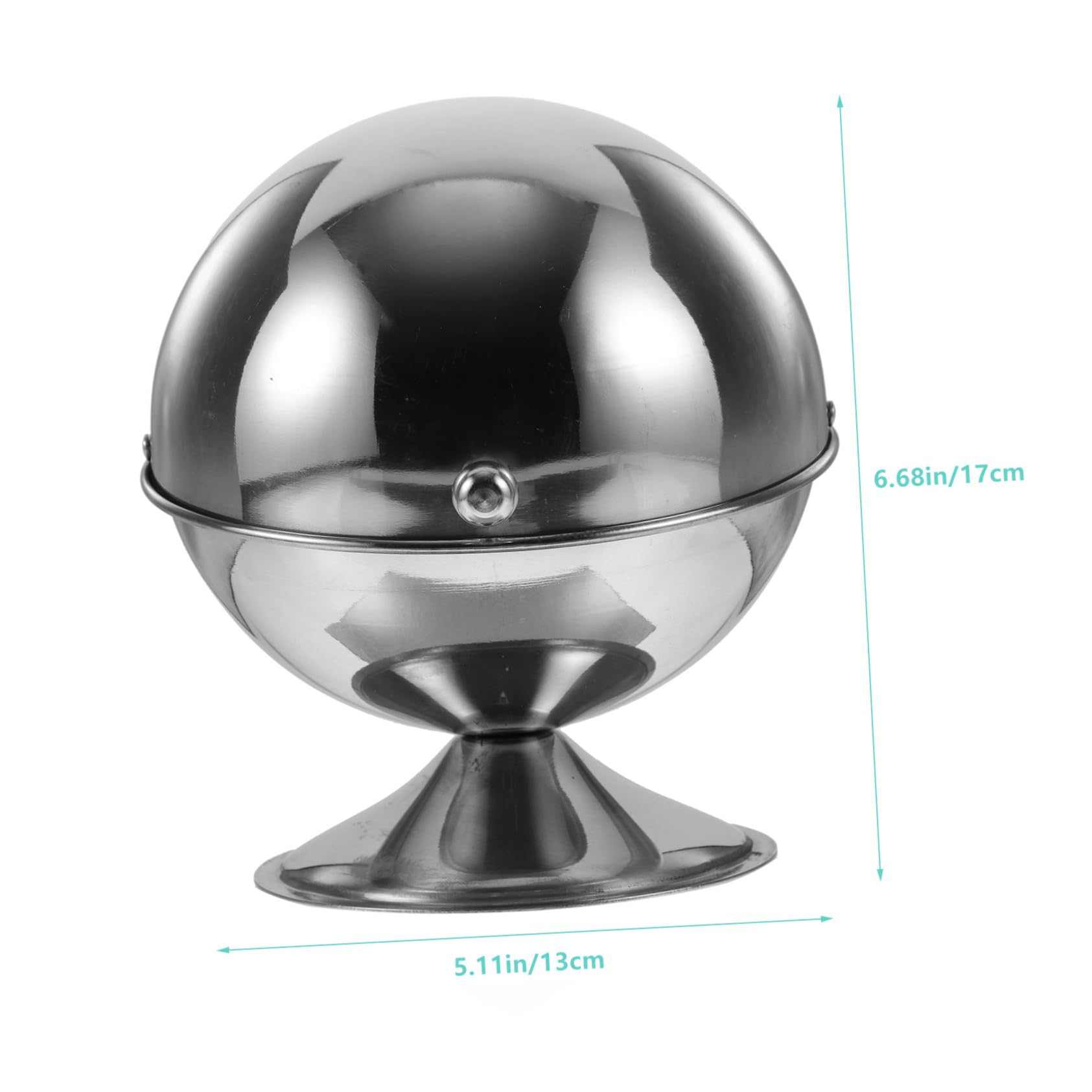 CONGARTENO Stainless Steel Sugar Bowl with Roll Top Lid Sealed Condiment Jar for Sugar Salt and Spices Kitchen Essential Dustproof Design Material