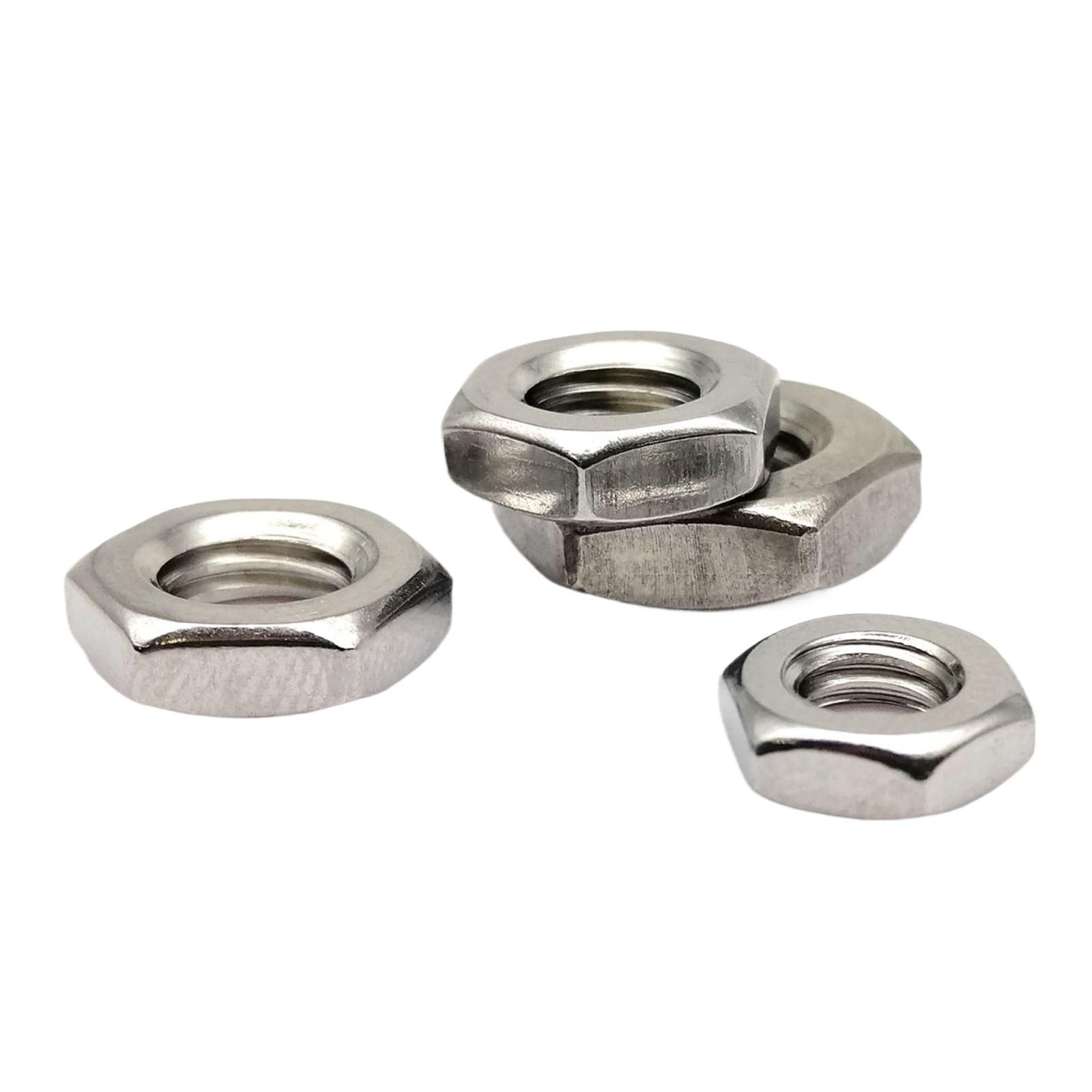 Tuercas Largas Hexagonales Acero Inoxidable A2 – Métricas M5 M6 M8 M10 M12 M14 M16 (Marca S P)