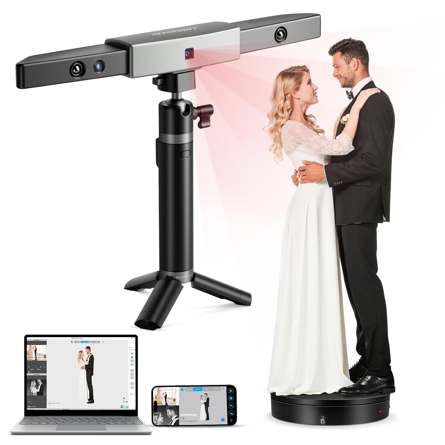 RANGE 3D Scanner, 3D Scanner for printing, bis zu 18 FPS