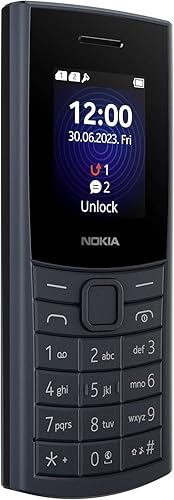 Vista 6 de Nokia 110 4G Dual SIM Teléfono móvil GSM desbloqueado Volte Azul Versión internacional No compatible con AT&T/Cricket/Verizon