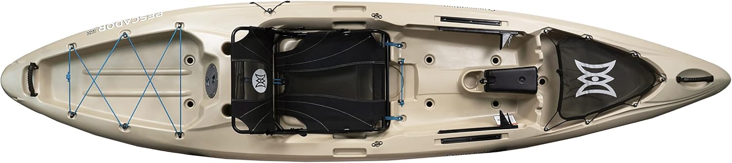 Perception Pescador Pro 12 | Sit on Top Fishing Kayak with Adjustable Lawn Chair Seat | Large Front and Rear Storage | 12 Perception Pescador Pro 12 | Sit on Top Fishing Kayak with Adjustable Lawn Chair Seat | Large Front and Rear Storage | 12
