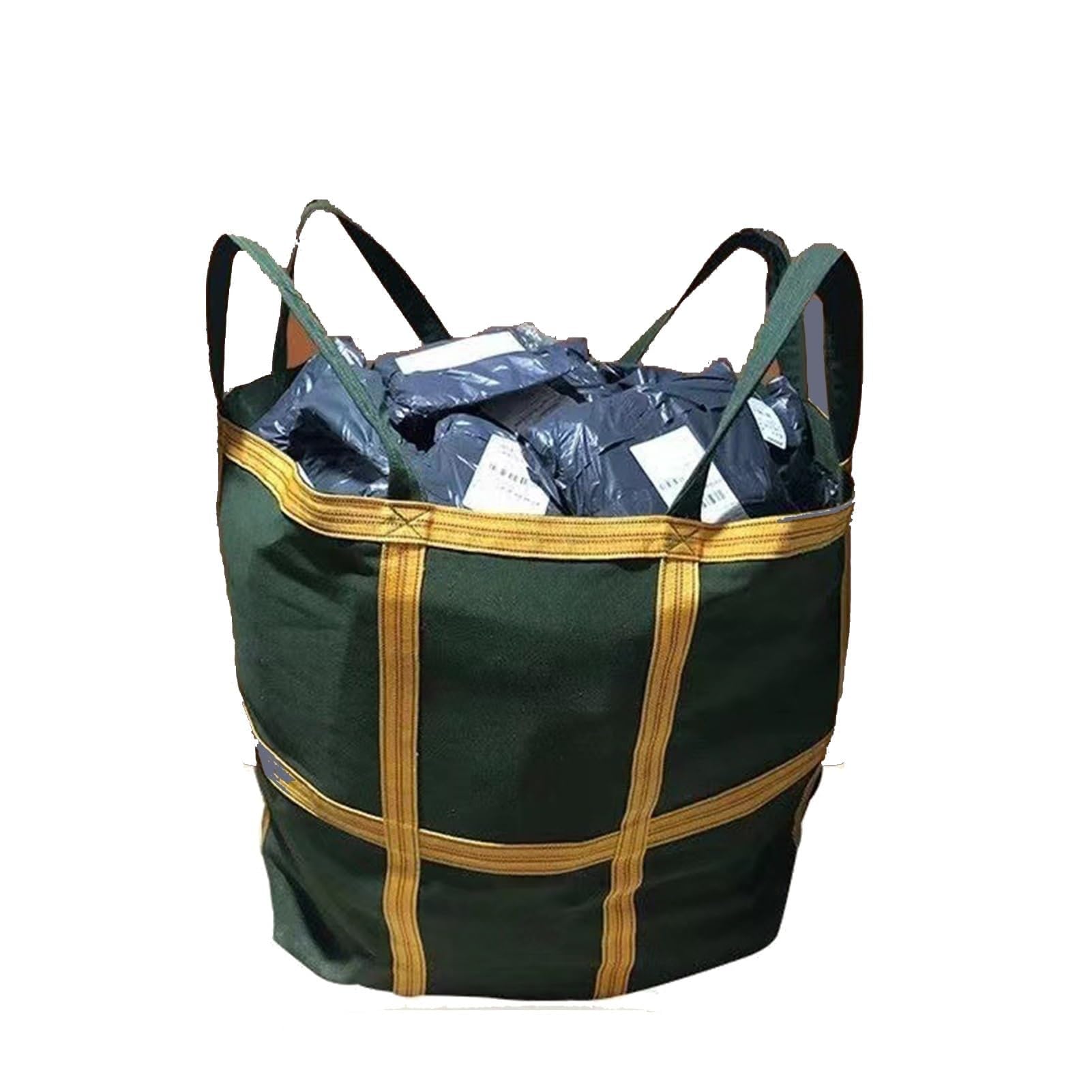 Bolsa De Elevación De Lona Reutilizable - Tamaños 50x50x50 Cm A 100x100x100 Cm, 4 Asas, Para Construcción, Granos, Almacenamiento