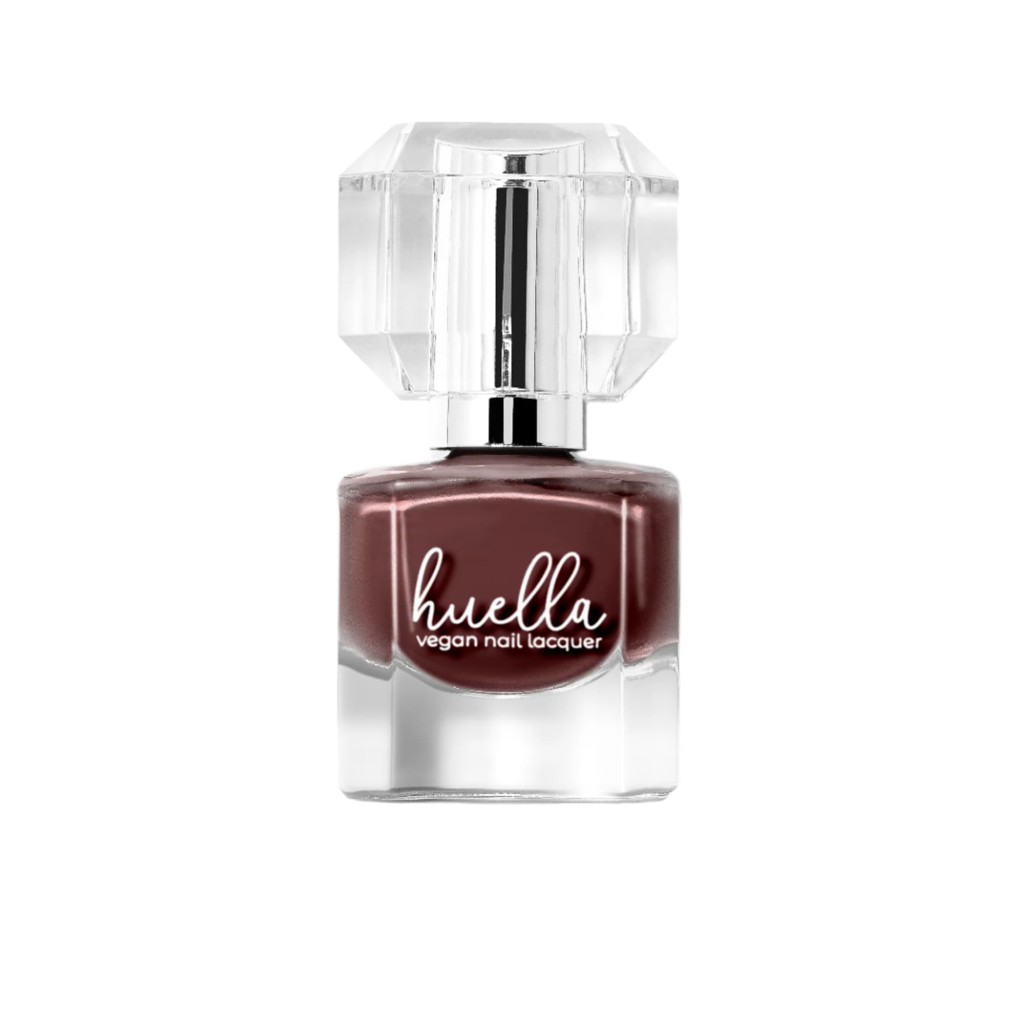 Huella Vegan Nail Polish Clean Beauty 15-Free Cruelty-Free Longwear Glossy Finish Chip-Resistant Lacquer Caf Noir